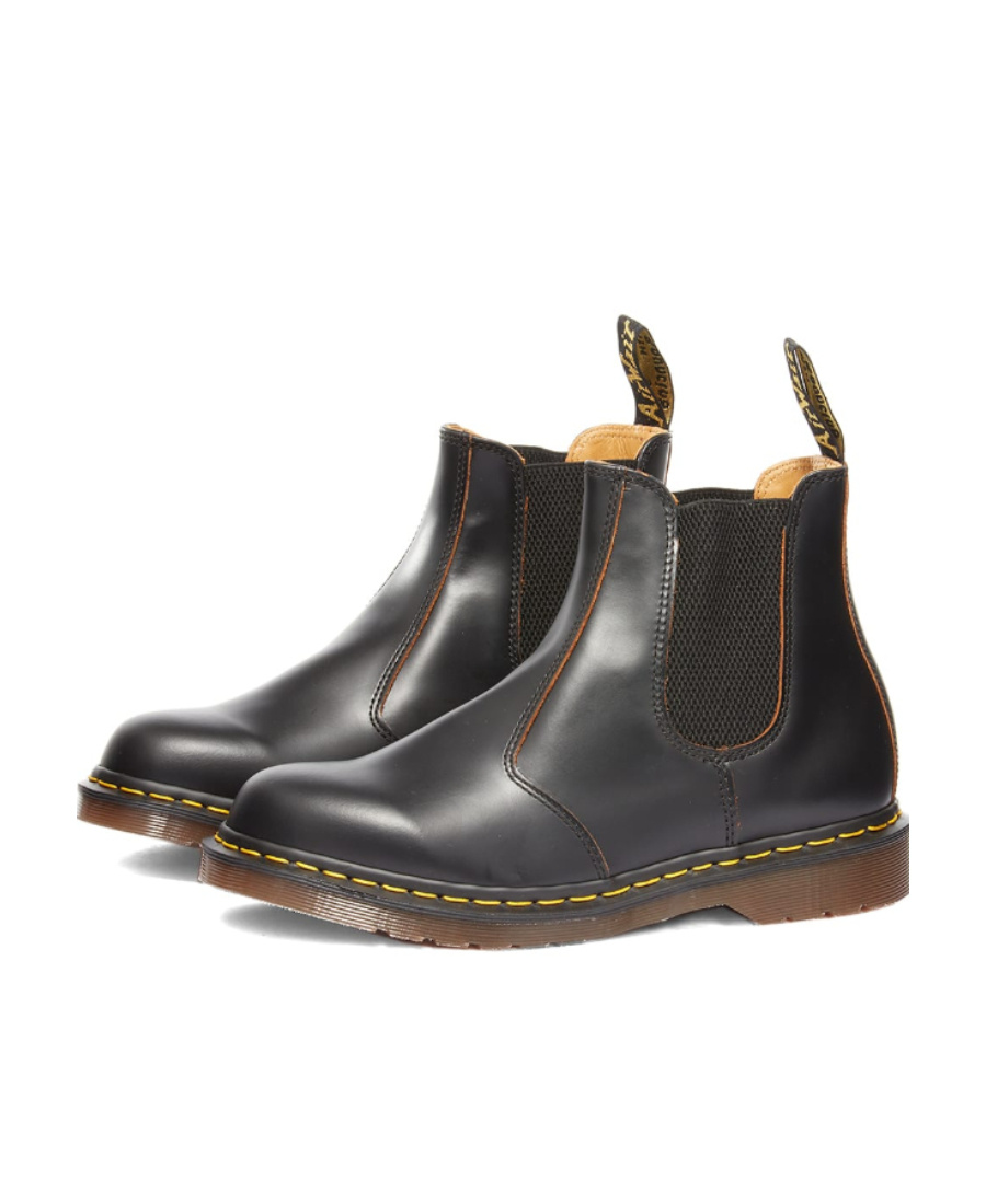 Dr. Martens Logo Boots In Black