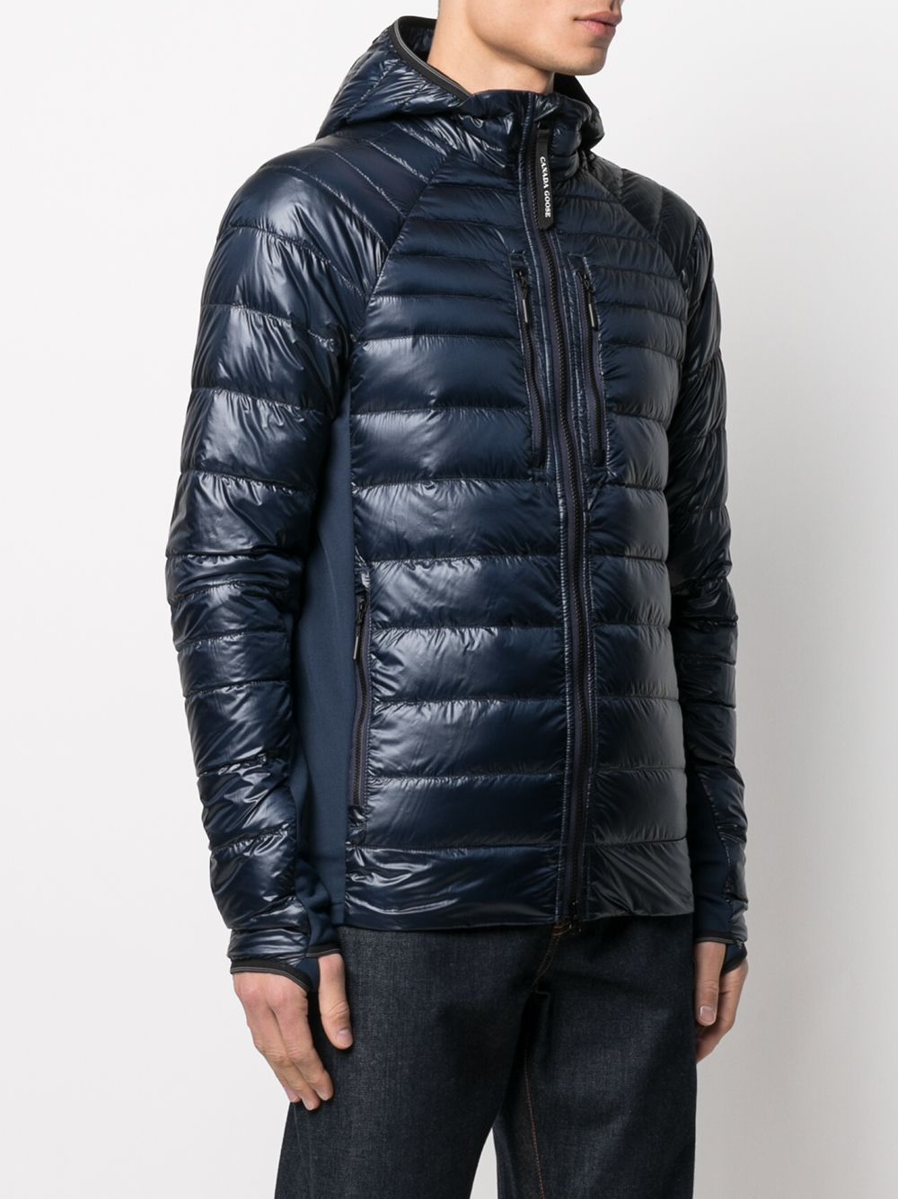 Canada Goose Hybridge Base Padded Jacket In Black