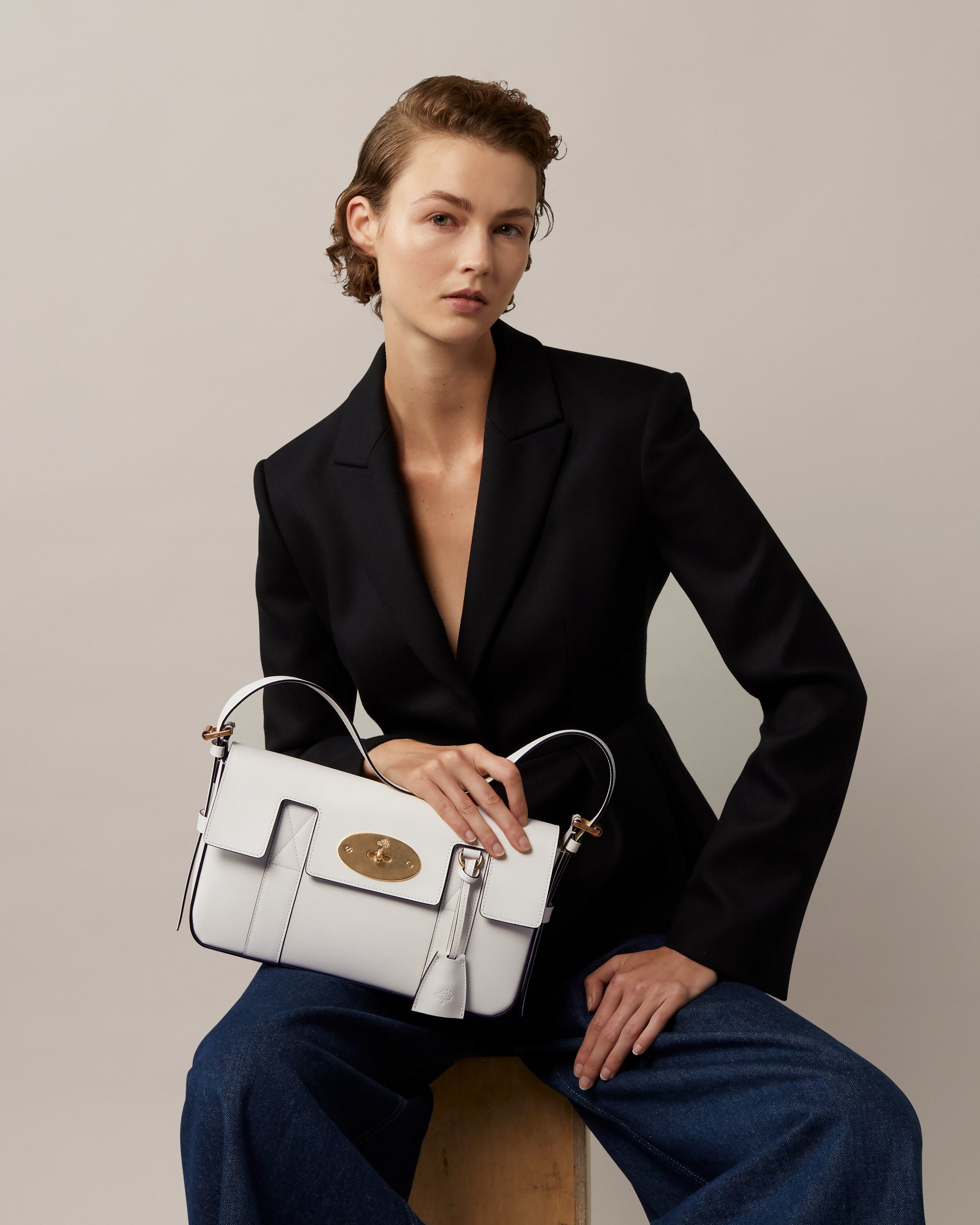 MULBERRY BAYSWATER LEATHER SHOULDER BAG