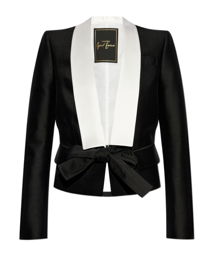 Dsquared2 Gatsby Fit Black Virgin Wool In Black