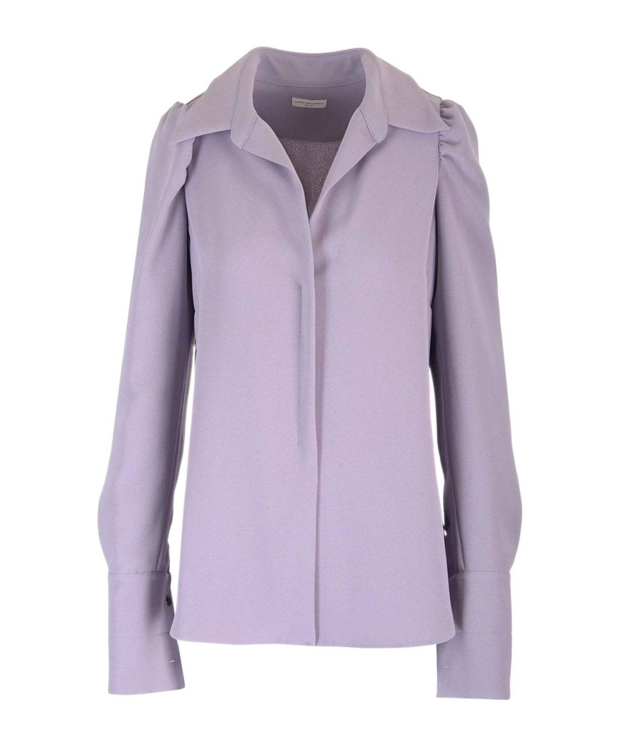 Dries Van Noten 00820-celindra 9219 W.w.shirt In Purple