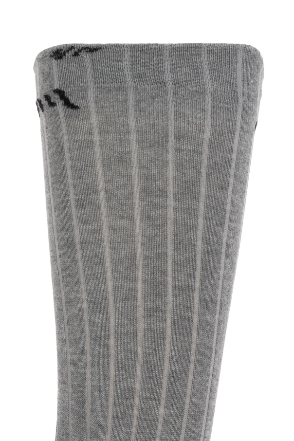 Marni Socks With Logo In Gray