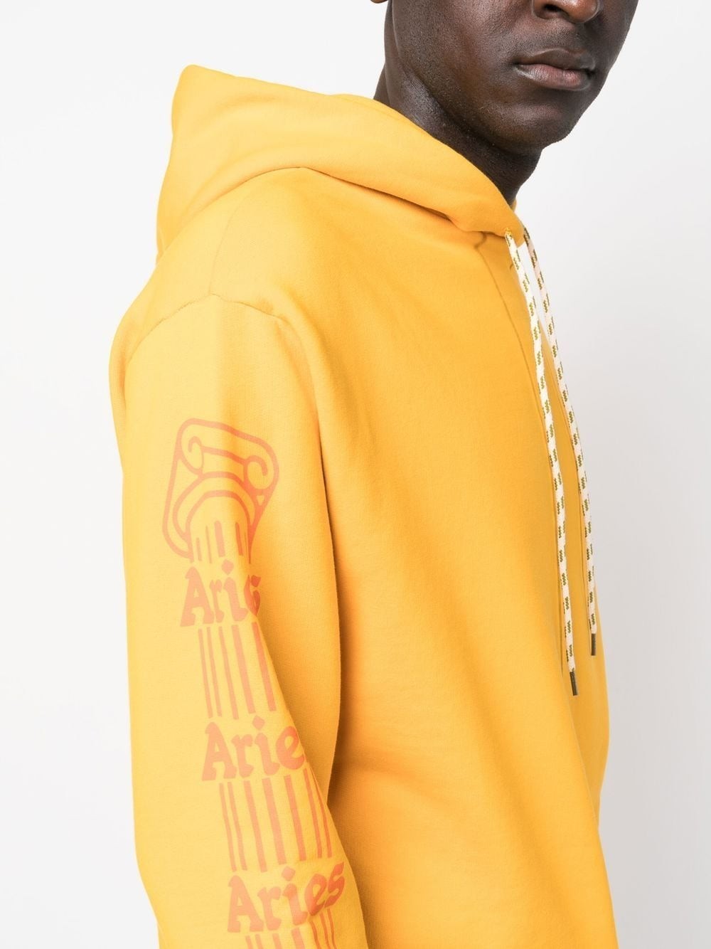 Aries Long-sleeved Sweater In Yellow