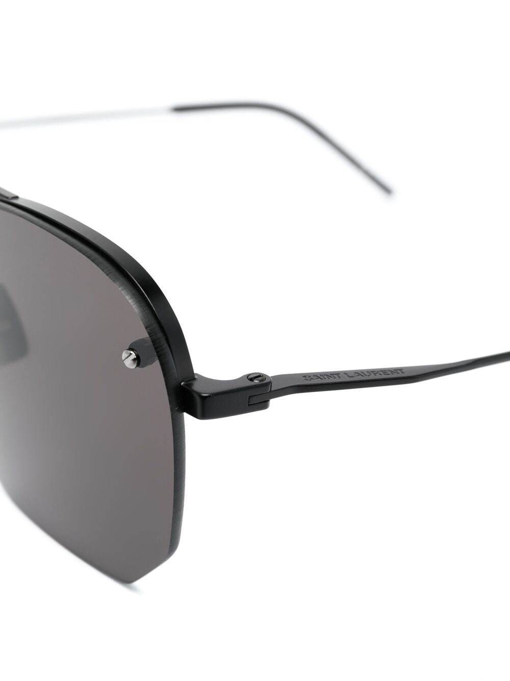 Saint Laurent Tinted Square-frame Sunglasses In White