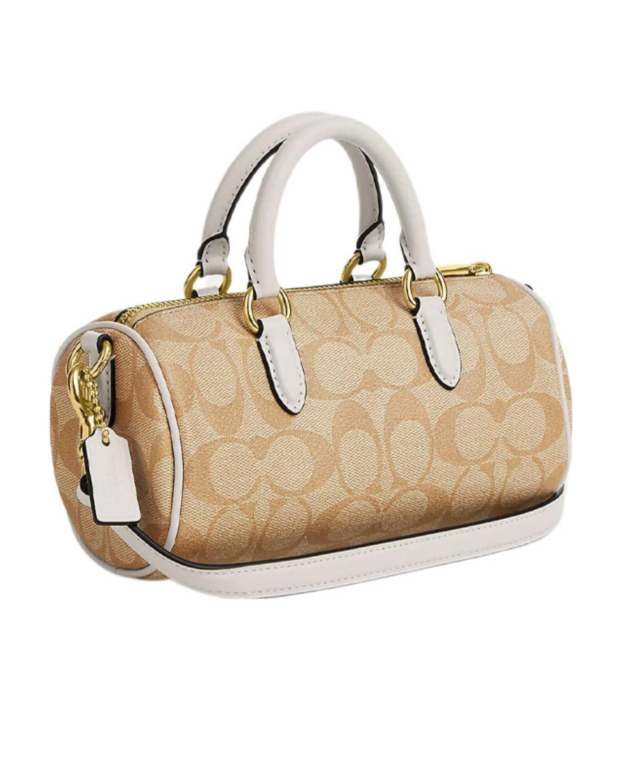 Coach Adjustable Shoulder Strap Single Shoulder Bag In Nude