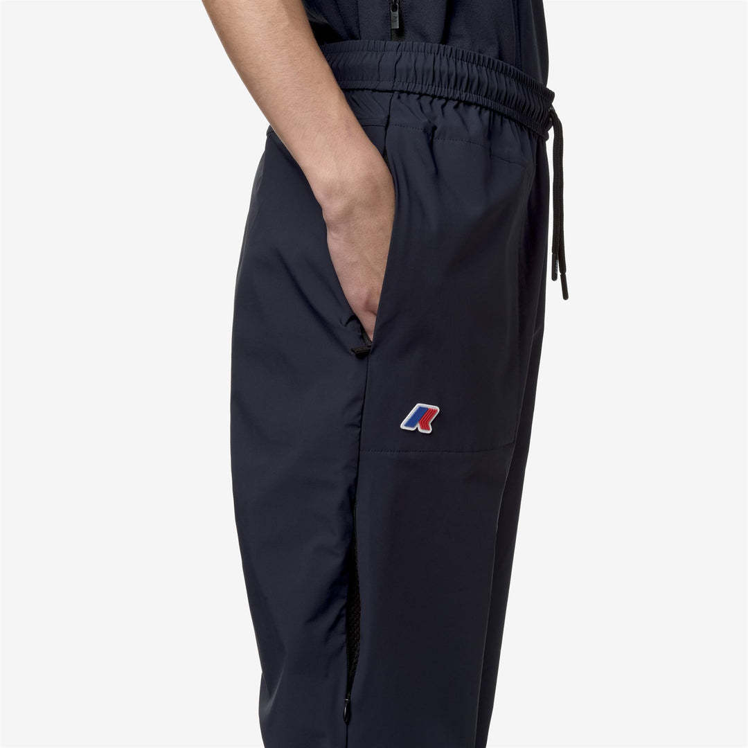K-way Drawstring Side Pockets Sweatpants In Black