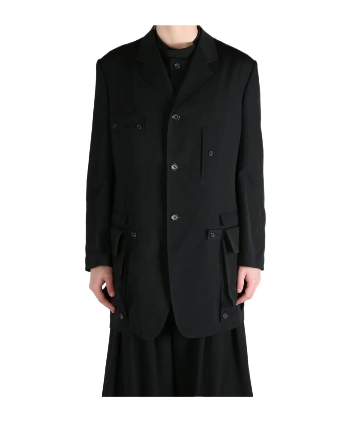 YOHJI YAMAMOTO BUTTONED CASUAL JACKET