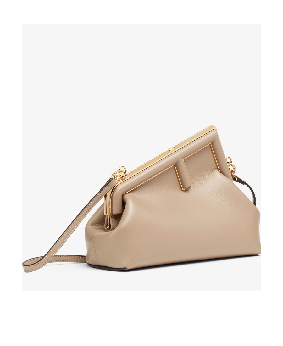 Fendi First Small Bag In Nude