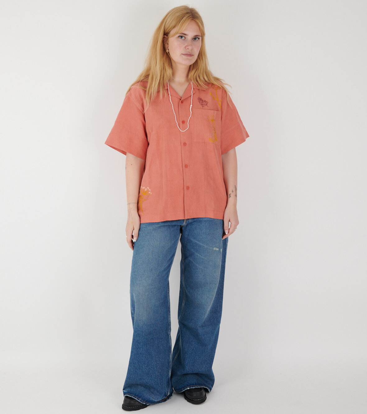 Story Mfg. Short-sleeved Shirt In Pink