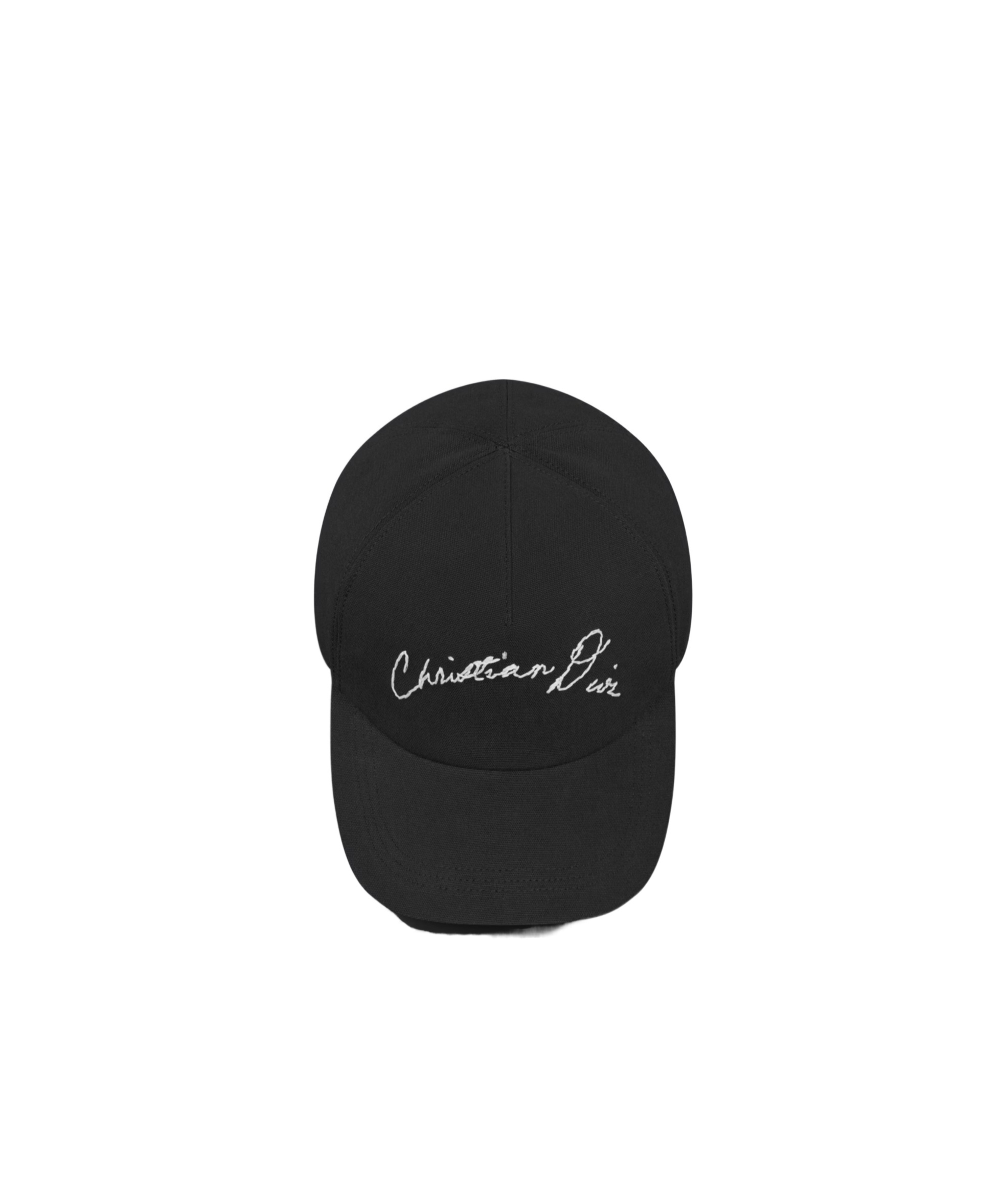 Dior Logo Baseball Hat In Black