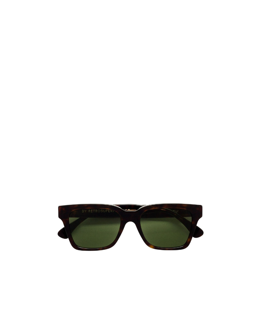 Retrosuperfuture Geometric Frame Sunglasses In Black
