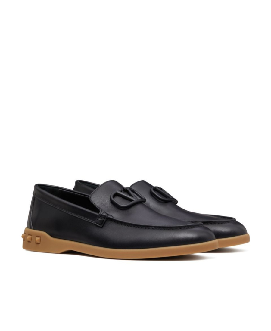 Valentino Loafers In Black