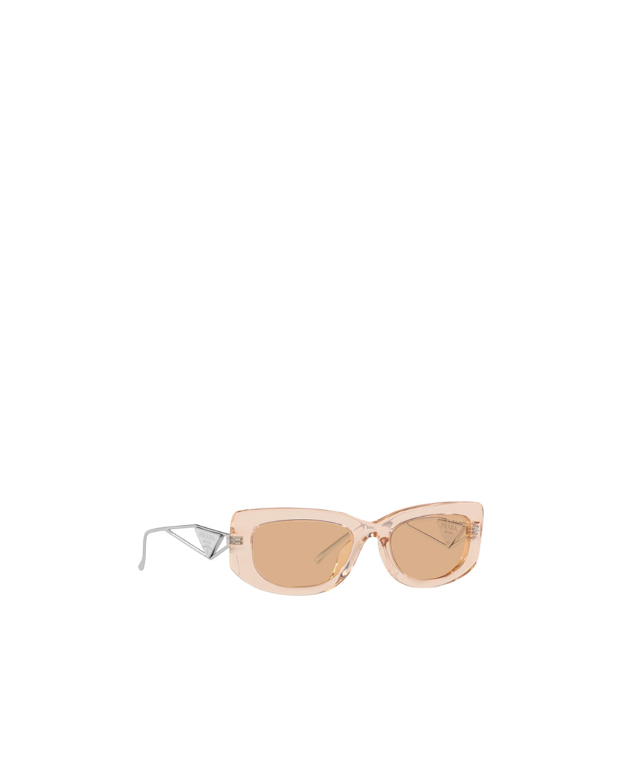 Prada Eyewear Rectangular Frame Sunglasses In Nude