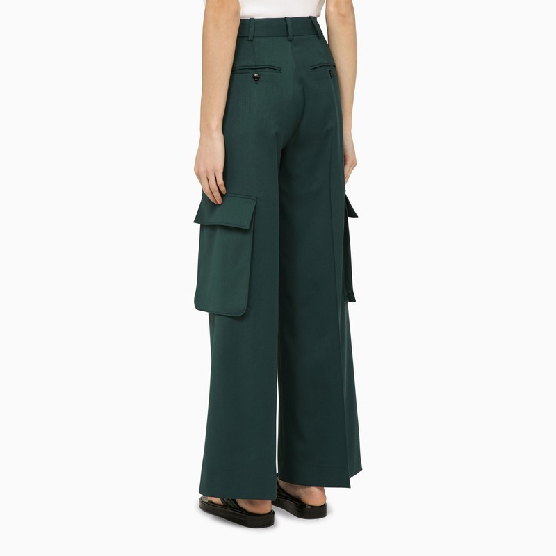 Amiri Pleated Wide-legged Casual Pants