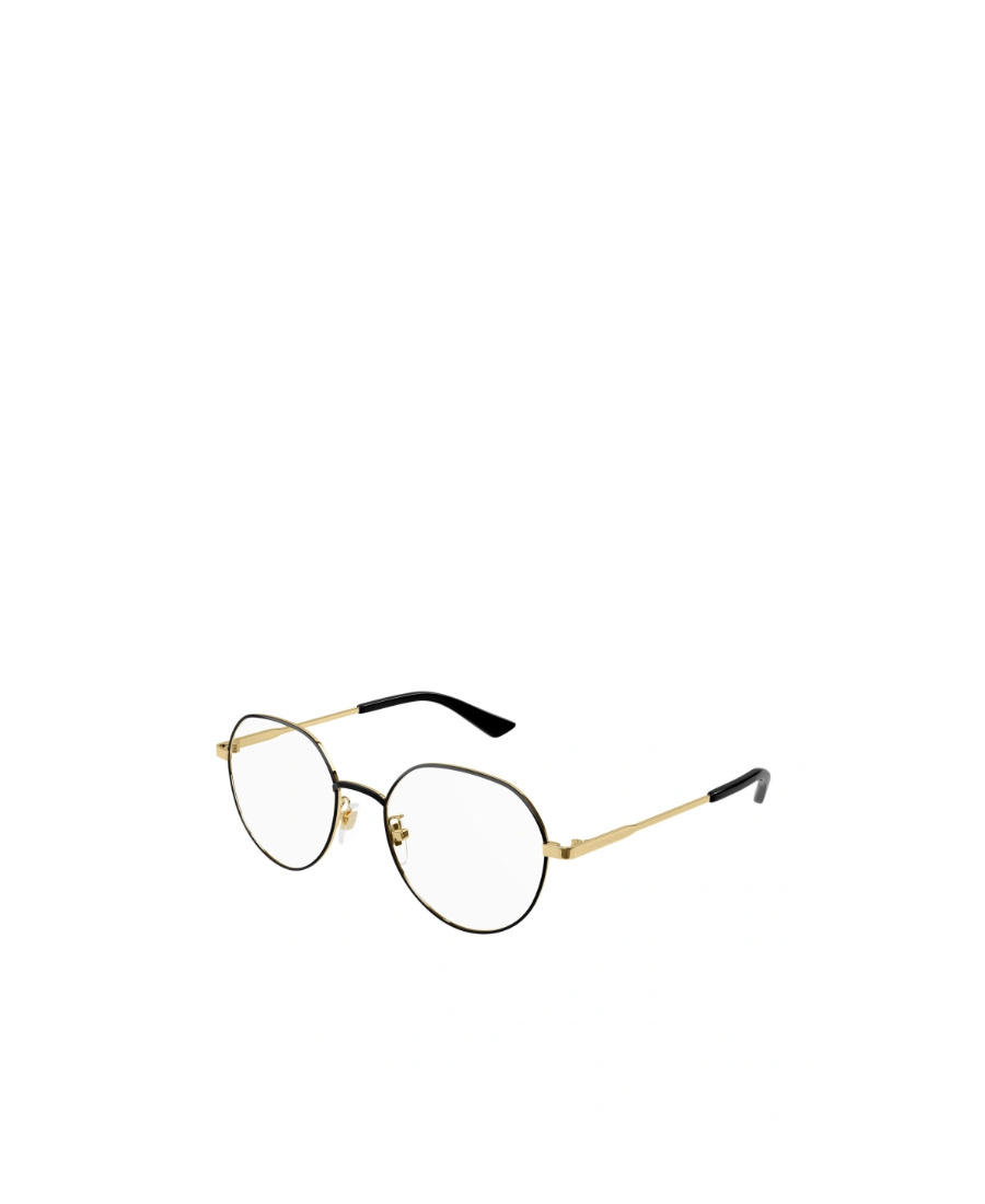 Gucci Eyewear Panthos Frame Glasses In Gray