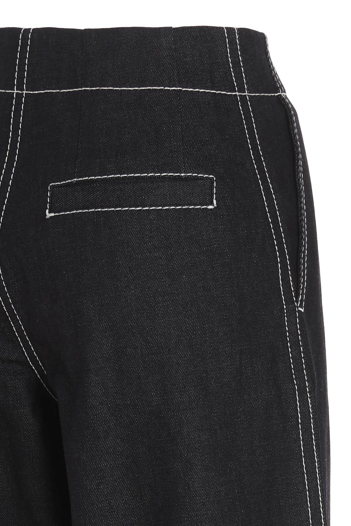 Sunnei Wide-legged Jeans In Black
