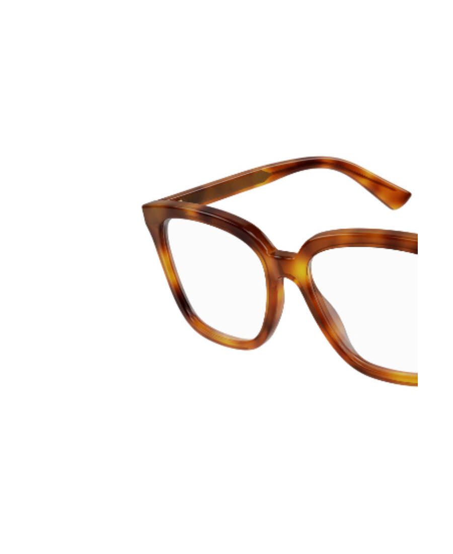 Gucci Tortoiseshell Square-frame Glasses In Brown