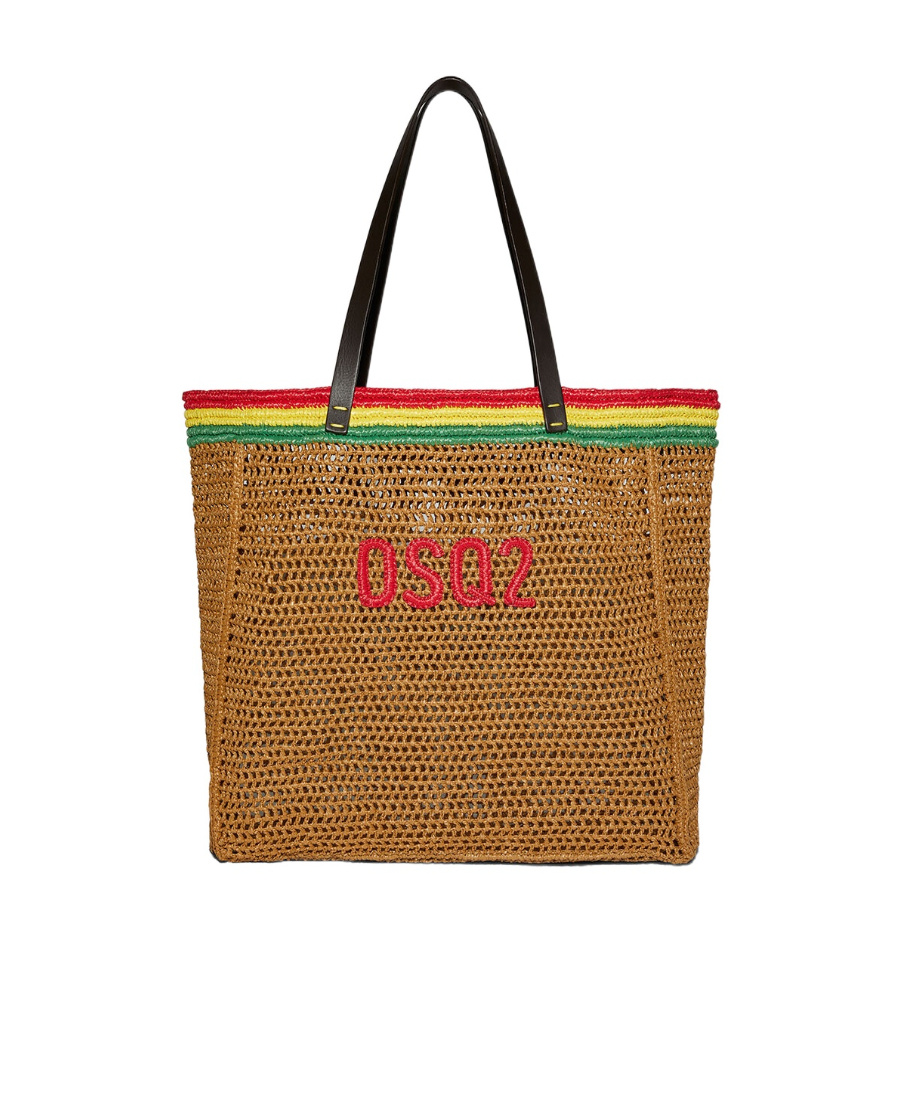 Dsquared2 Logo Shoulder Bag In Brown