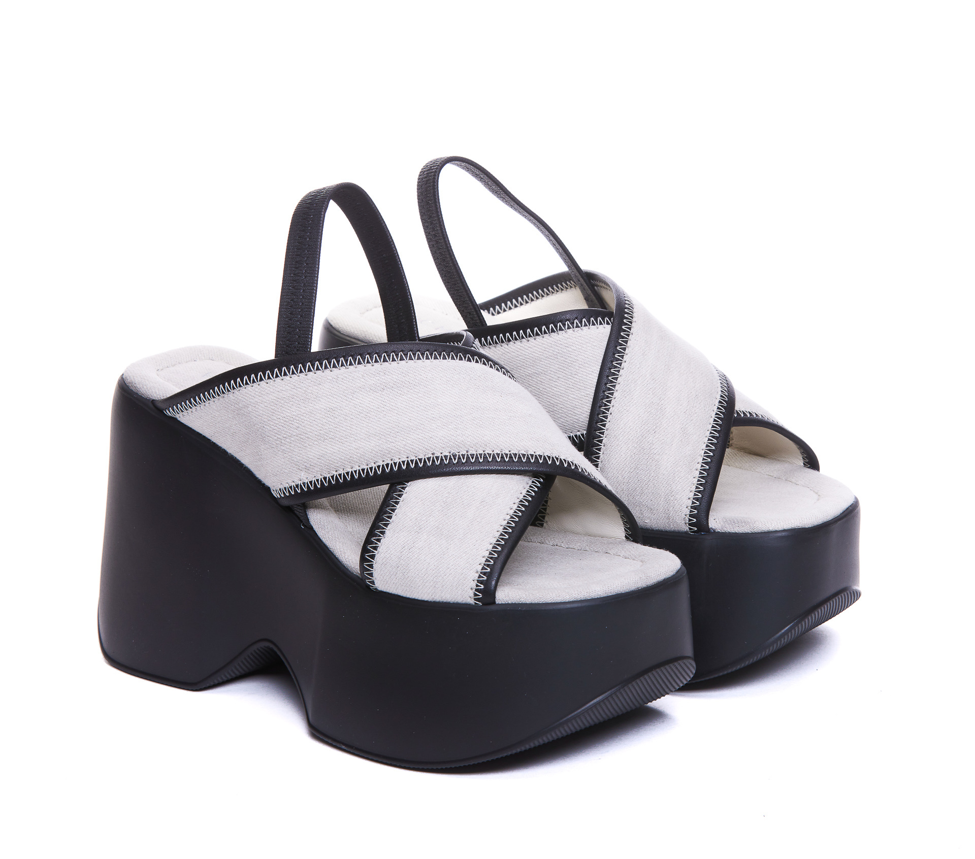Shop Vic Matie Platform Sandals In Black