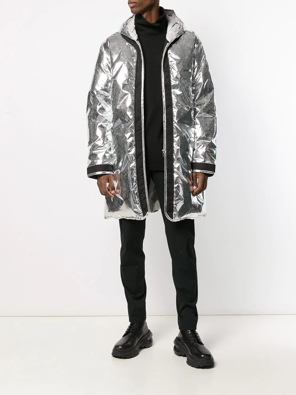 Ambush Bright-faced Down Jacket In Gray