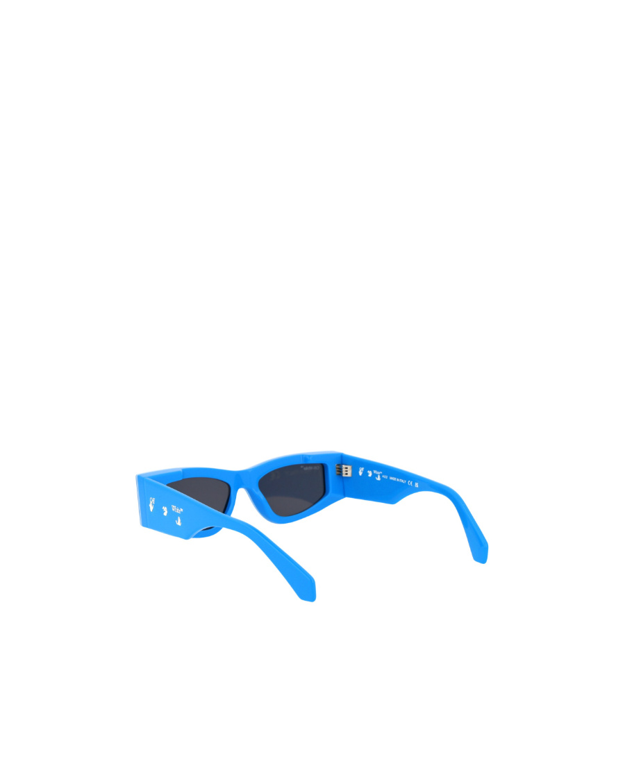Off-white Logo Sunglasses In Blue