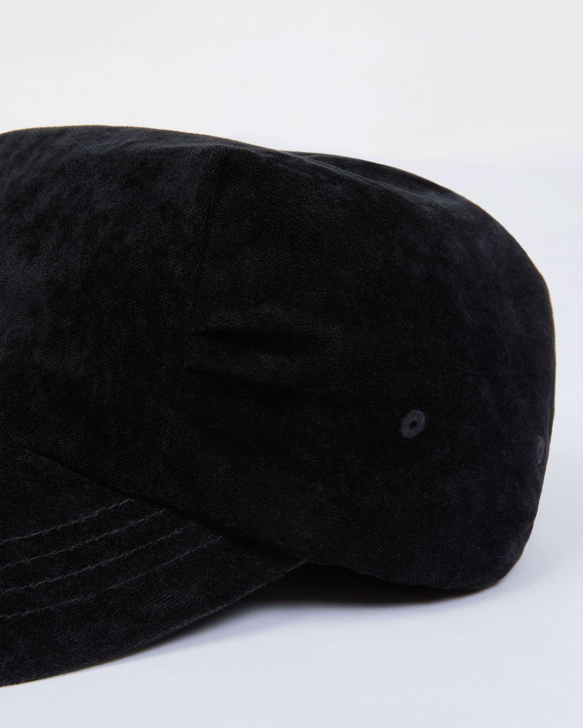 Ader Error Pleated Baseball Cap In Black