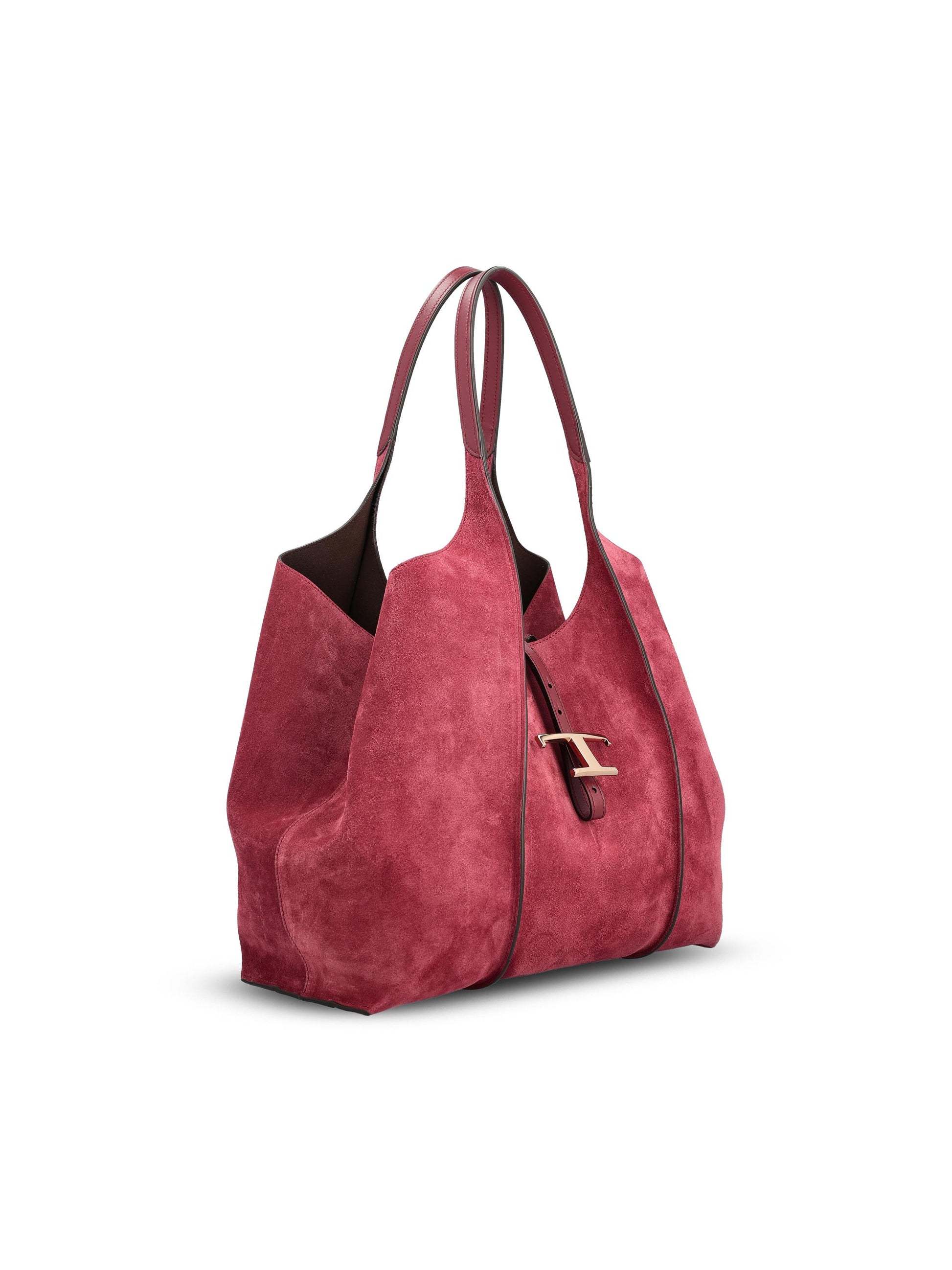 Tod's T Timeless Medium Tote In Red