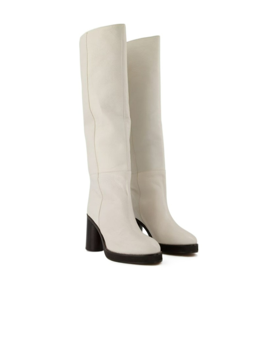 Isabel Marant Leila Boots In White