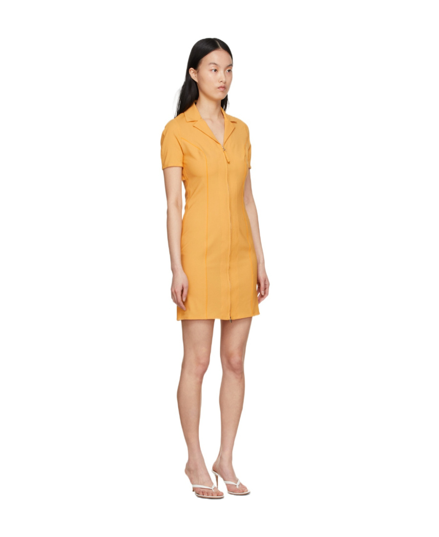 Jacquemus Short Dress In Orange