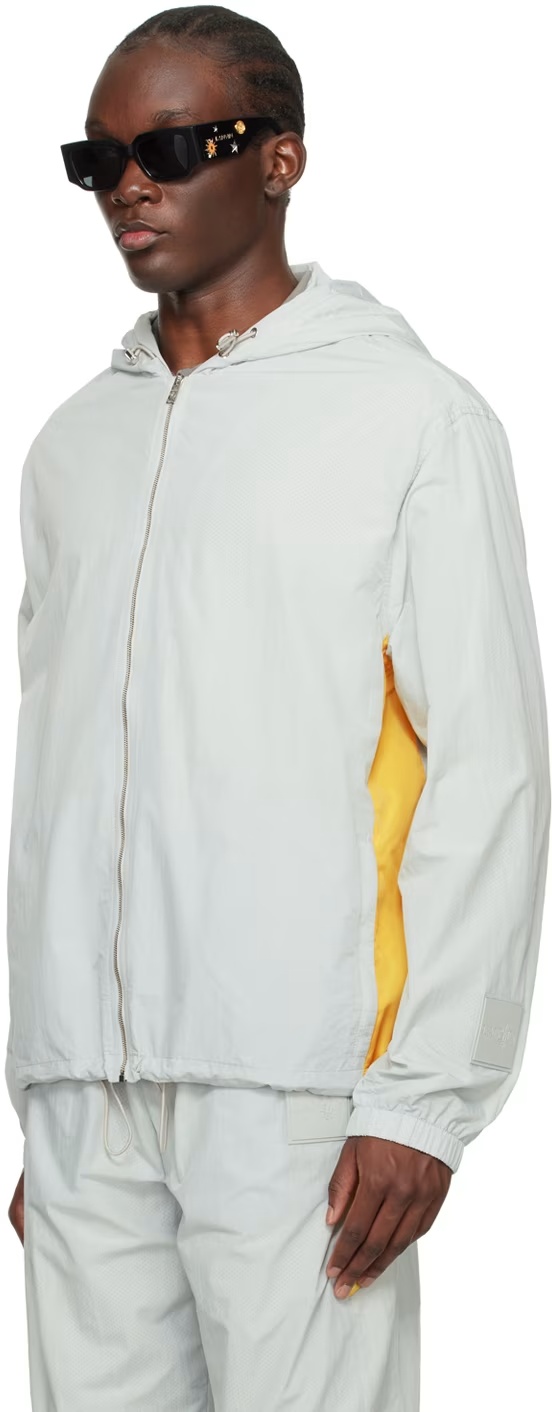Lanvin Hooded Casual Jacket In White
