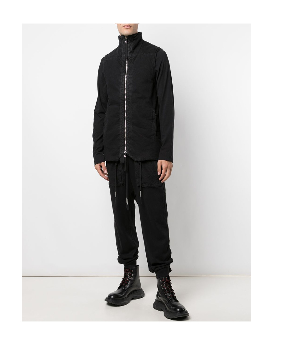 Boris Bidjan Saberi Drop-crotch Track Pants In Black