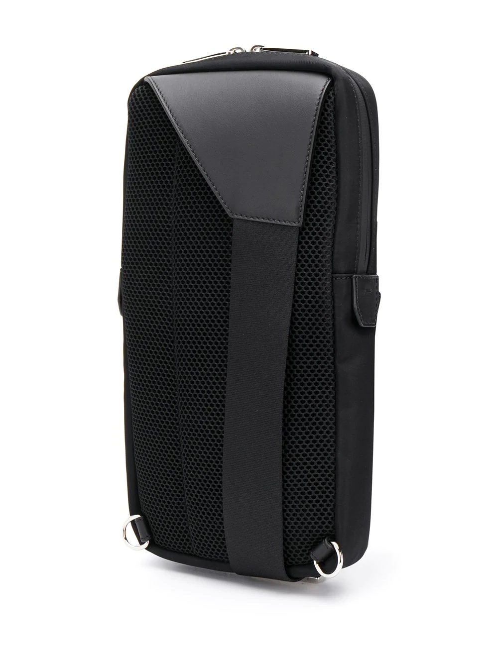 Fendi Ff Motif One-shoulder Backpack In Black