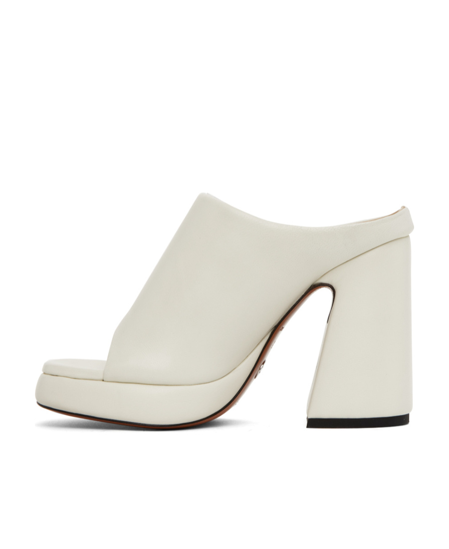Proenza Schouler Logo Sandals In White