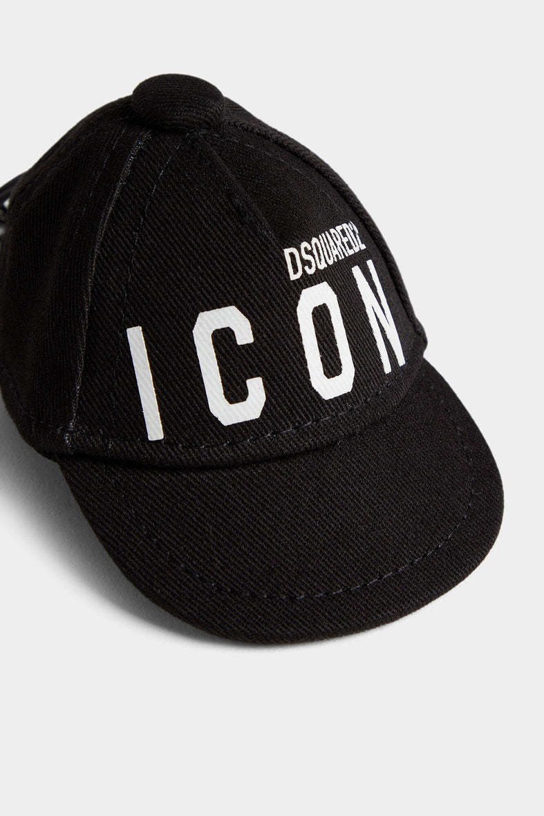 Dsquared2 Icon Logo-print Keychain In Black