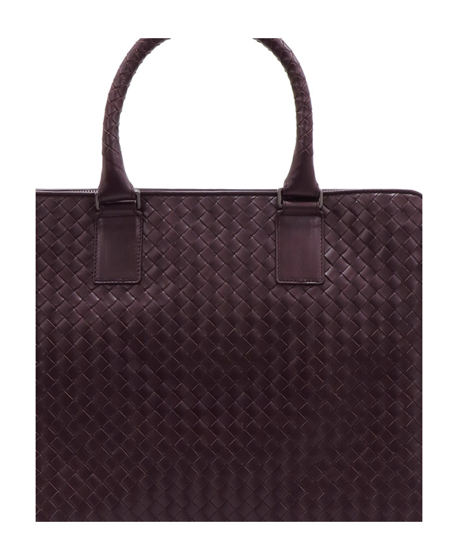 Bottega Veneta Knitted Handbag In Purple