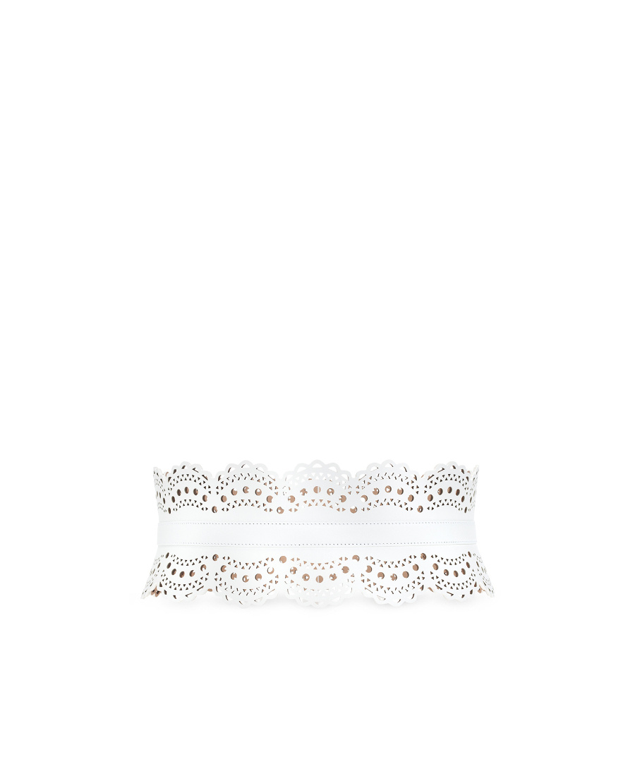 Alaïa Belts In White
