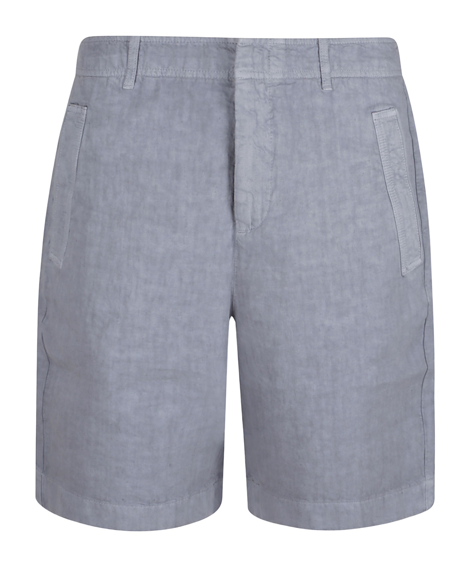 Eleventy Bermuda Shorts With Back Pockets And Belt Loops In Gray