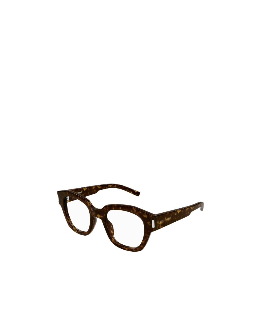 Saint Laurent Eyewear Square-frame Glasses In Brown