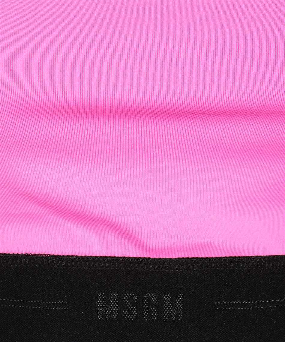 Msgm Logo Vest In Pink