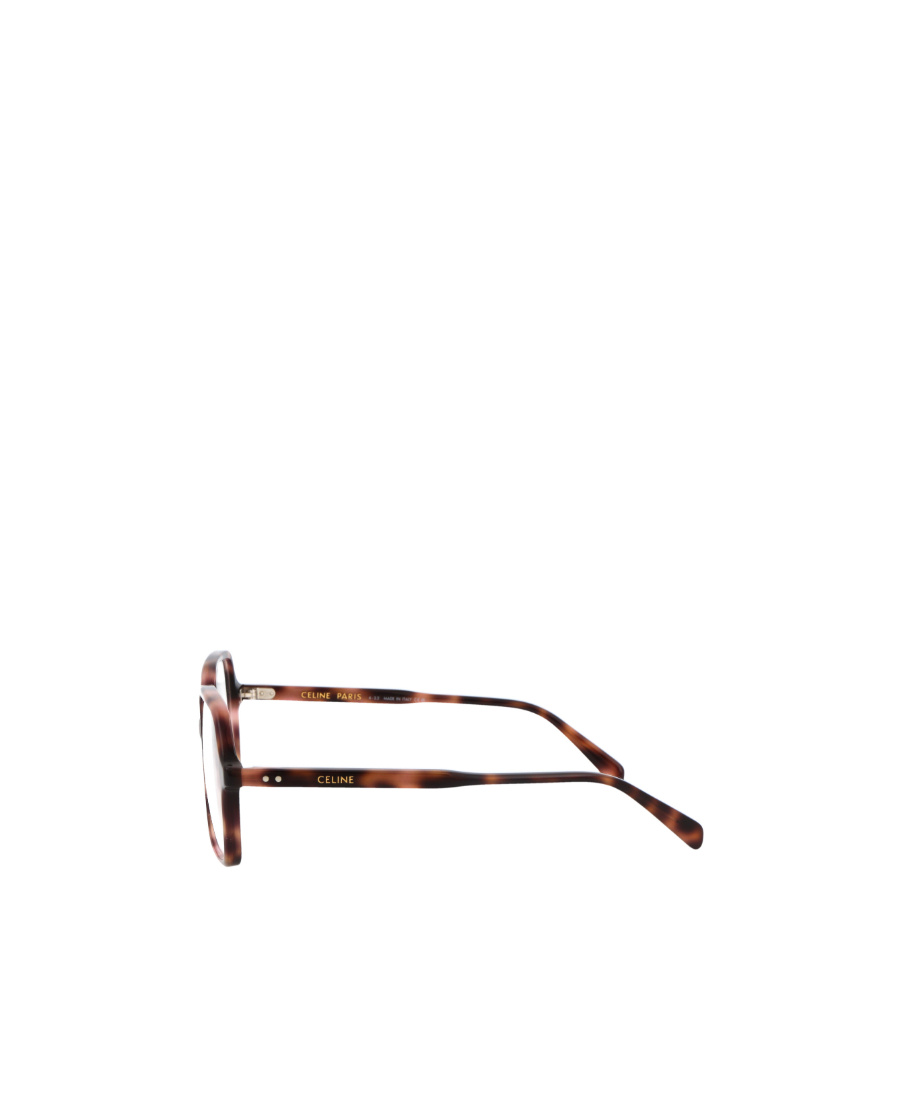 Celine Logo Flat Mirror In Brown
