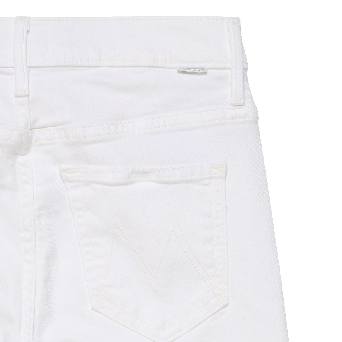 Mother The Kick It High Rise Jeans In Fairest Of Them All In White