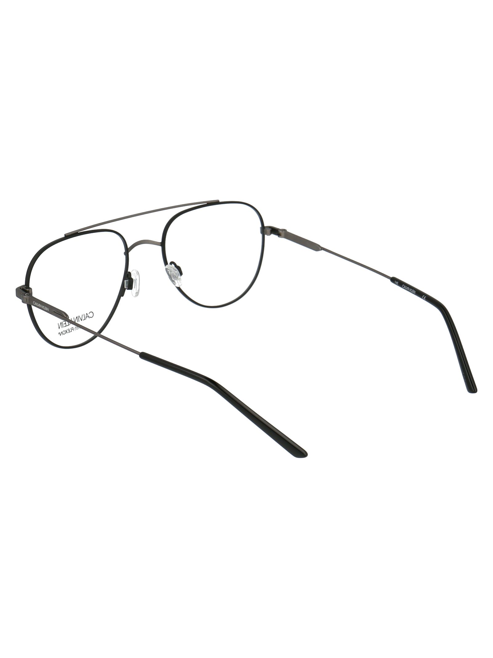 Calvin Klein Black Logo Flat Mirror In White