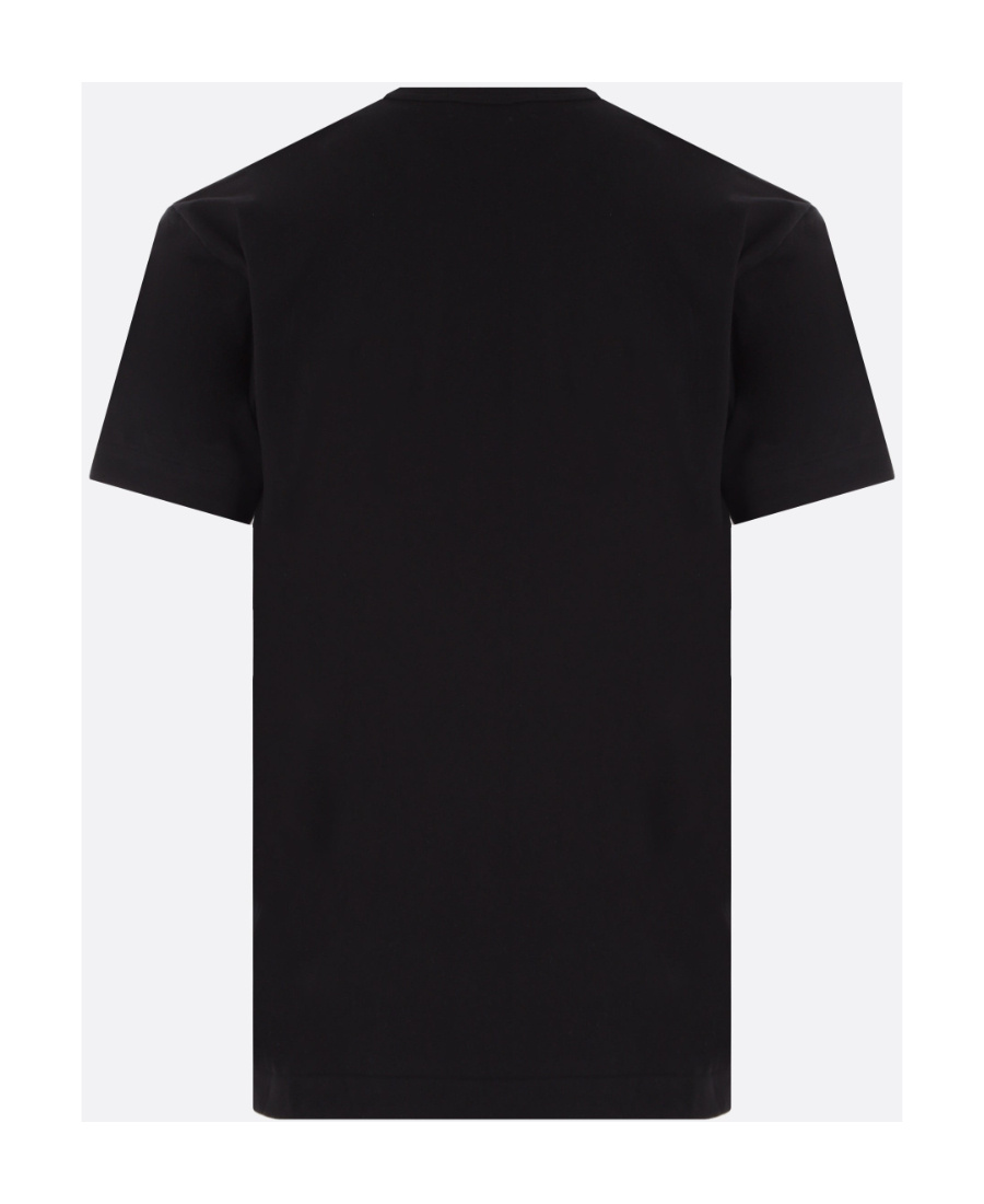 Comme Des Garçons Play Short-sleeved T-shirt In Black