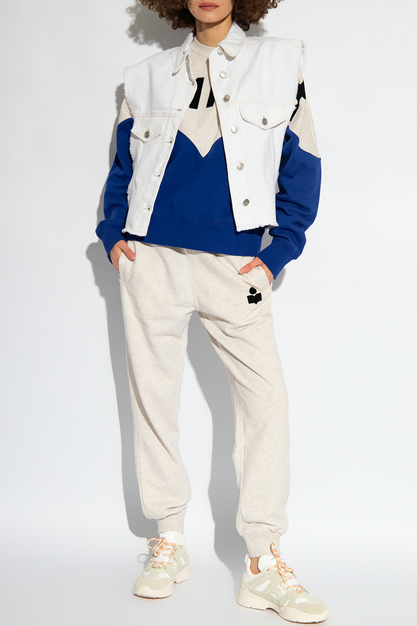 Isabel Marant White Tyra Vest In White