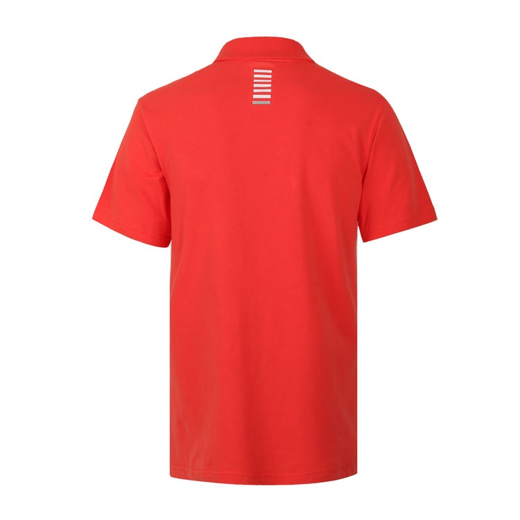 EA7 LOGO LAPEL POLO SHIRT