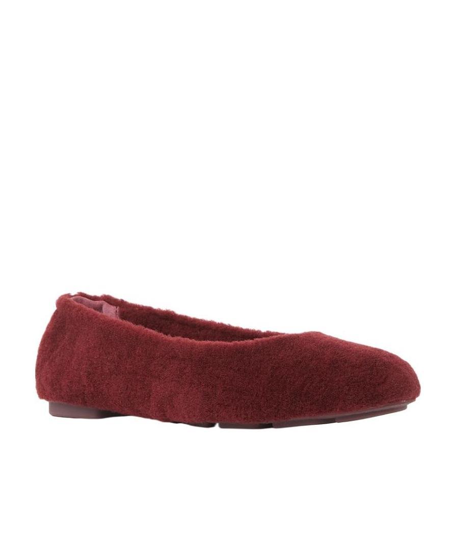Stuart Weitzman Pirouette Super Chill Ballet Flats In Red