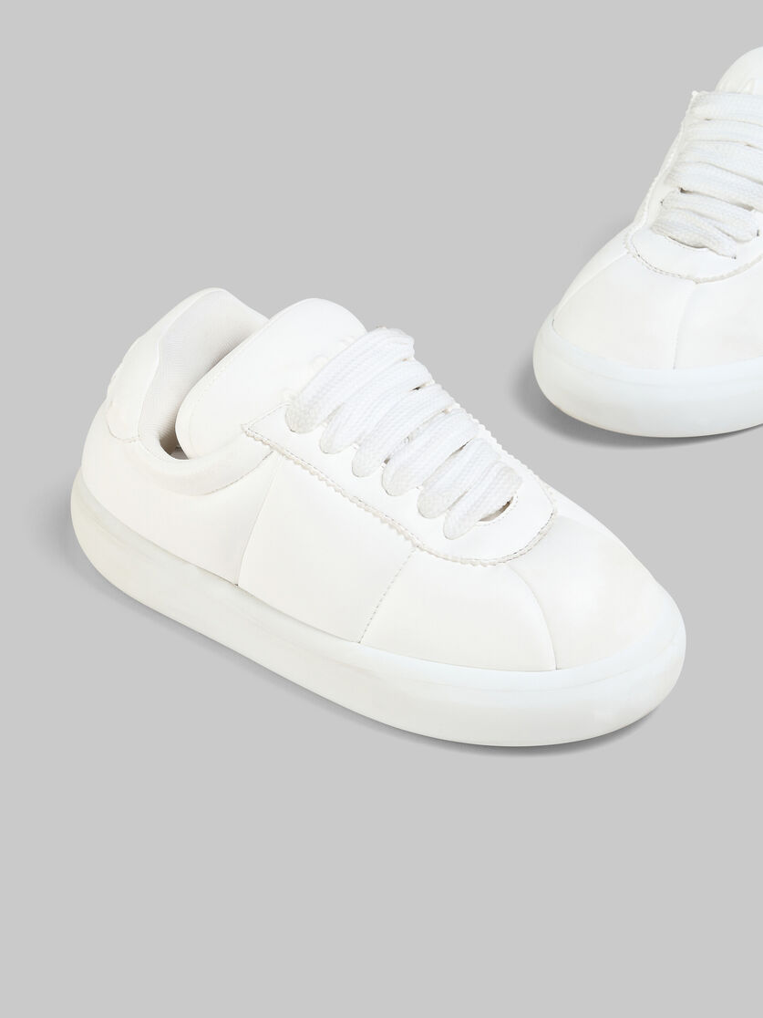Marni Padded Lace-up Sneakers In White