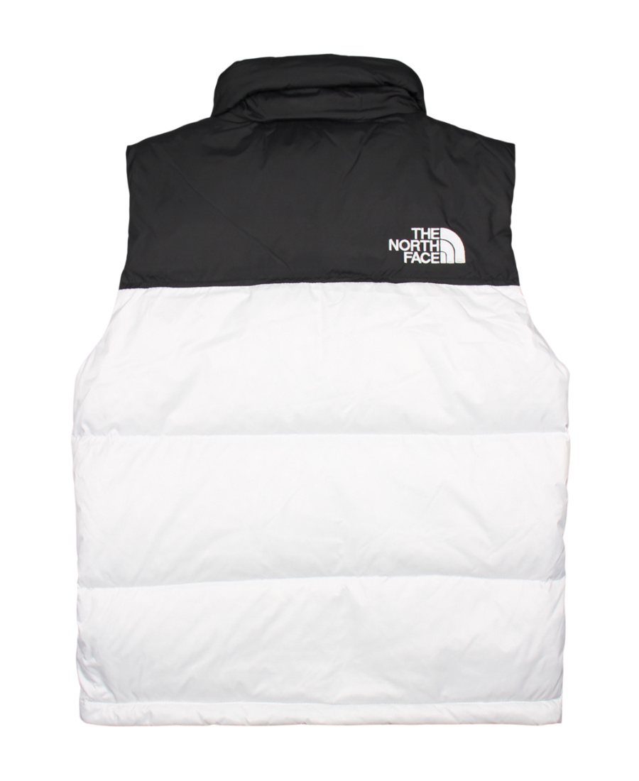 The North Face Logo Down Vest In White