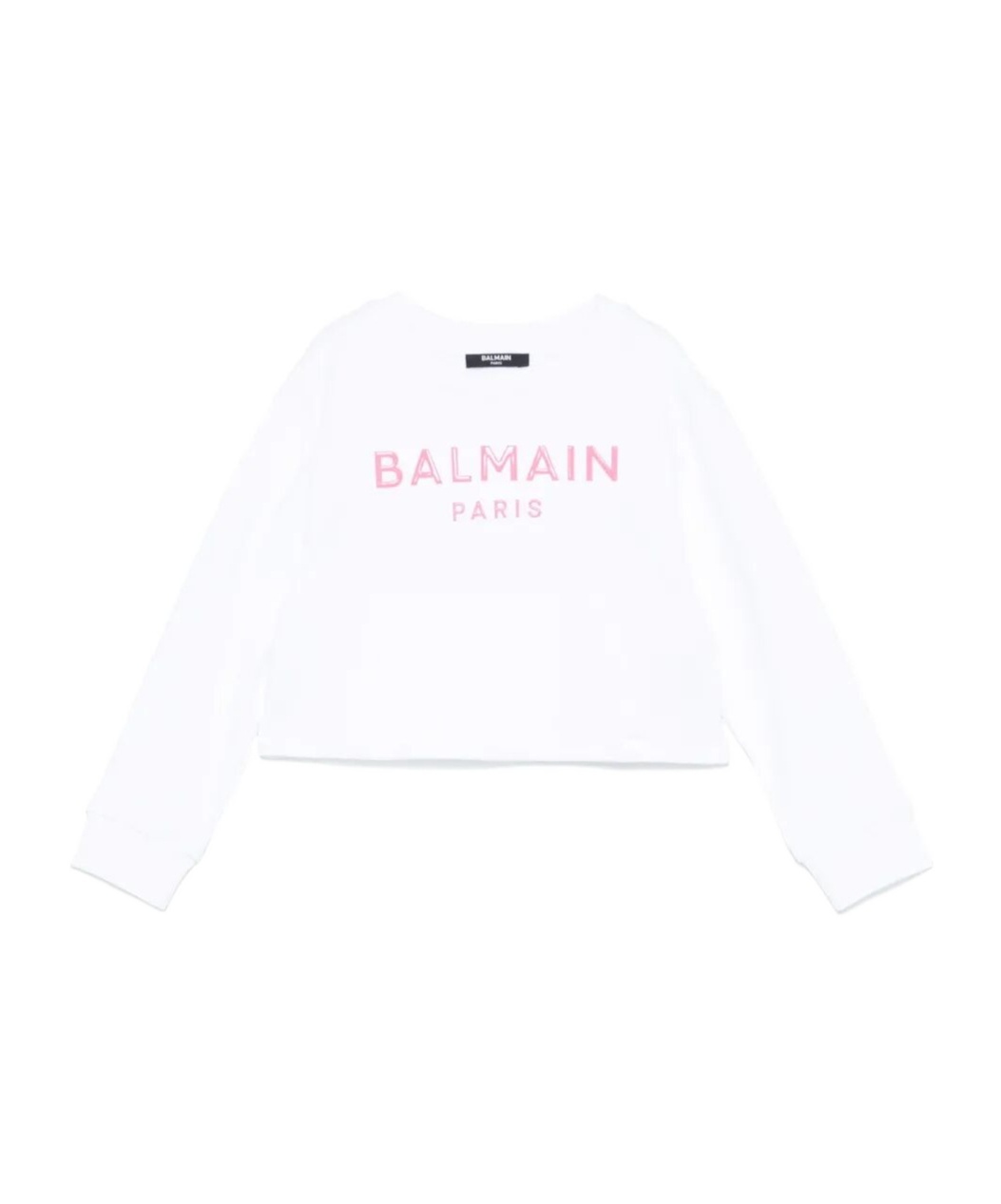 Balmain Long-sleeved T-shirt In White