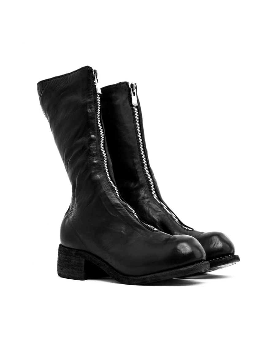 Guidi 40mm Zip-up Knee-length Boots In Black